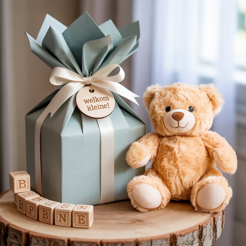 Gepersonaliseerd babycadeaupakket met naam – perfect voor babyshower of kraamfeest
