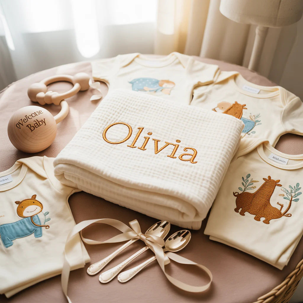 Originele gepersonaliseerde cadeaus met naam – uniek en feestelijk verpakt, perfect als kraamcadeau, verjaardag of speciale gelegenheid.