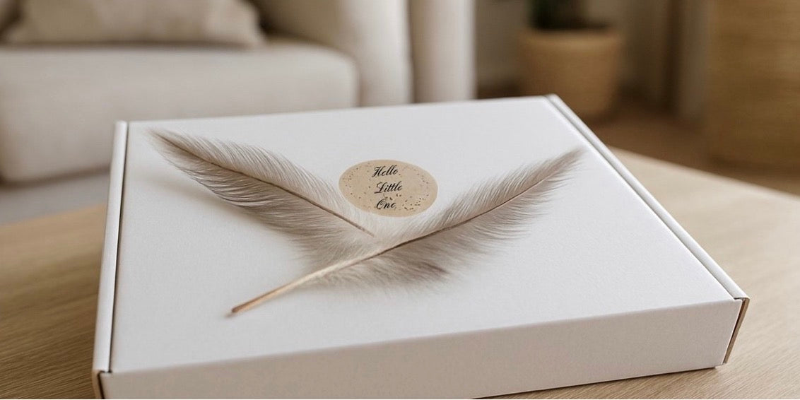 Gender Reveal Cadeau – Unisex Baby Giftset met Knuffel & Invulkaart