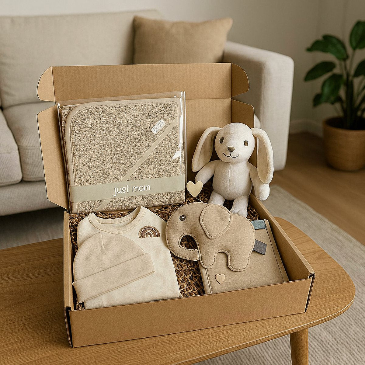 Luxe Kraamcadeau Baby – Unisex - Babyshower & Gender Reveal Cadeau Giftset