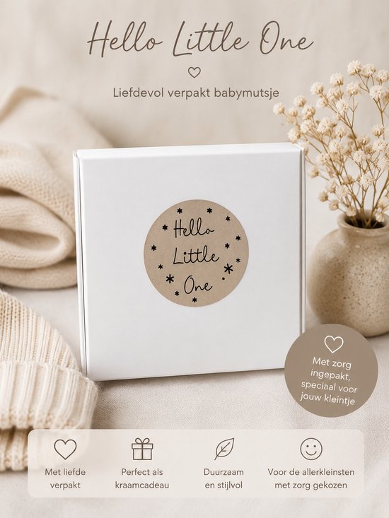 Babycadeau mutsje met naam