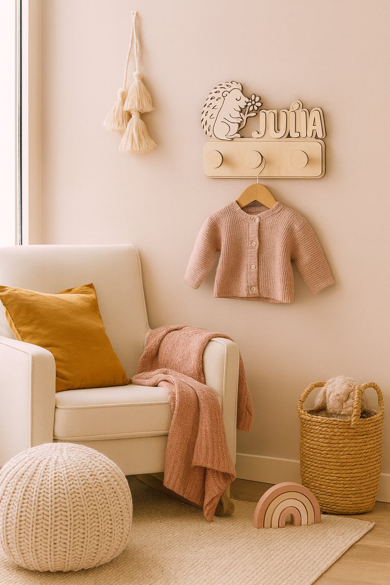 Kapstok meisje met naam