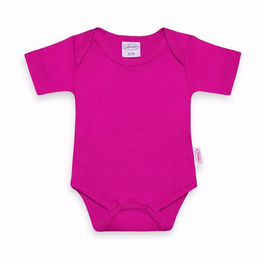 Kraamcadeau meisje Fuchia origineel – Luxe Baby Giftset in Brievenbusdoos – Rompertje, Babymutsje, Sokjes & Knuffel/Tutpop Olifant – Perfect Babyshower & Gender Reveal Cadeau - Blij Eitje